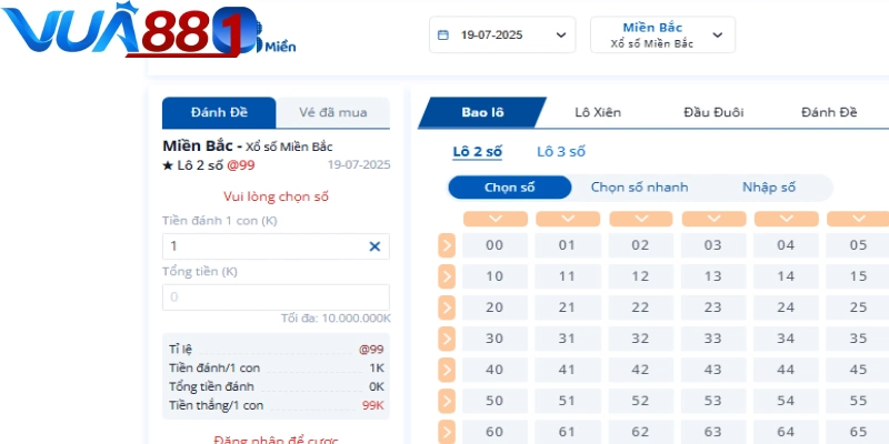 Trải nghiệm đánh đề online tuyệt vời, an tâm về kết quả